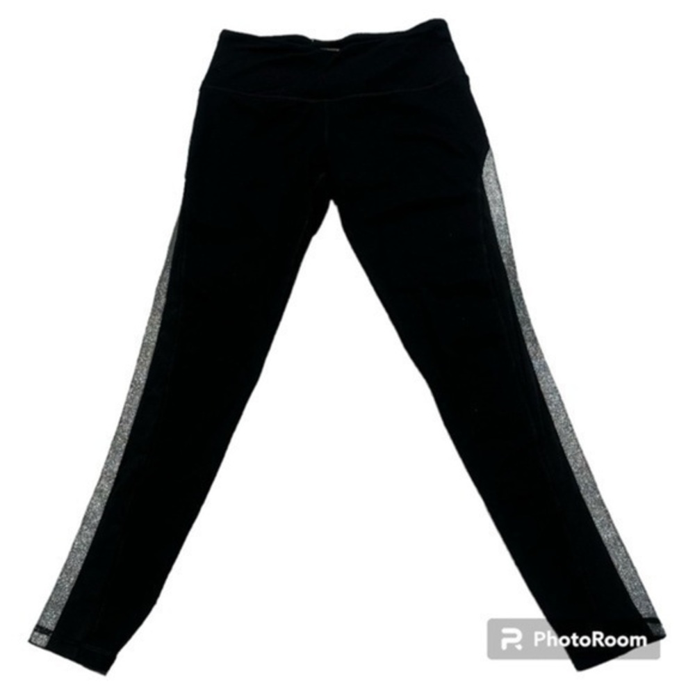 Victoria's Secret Mesh Glitter Ankle Workout Leggings